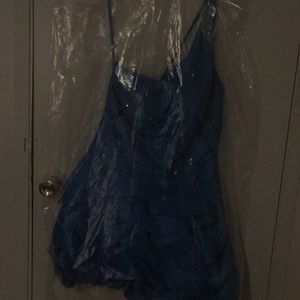 Blue prom dress